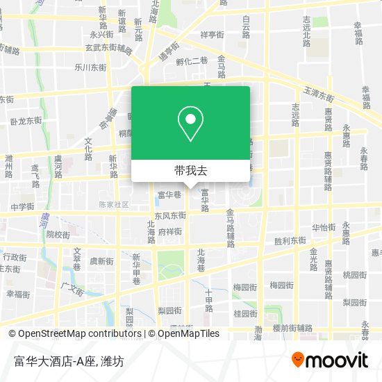 富华大酒店-A座地图