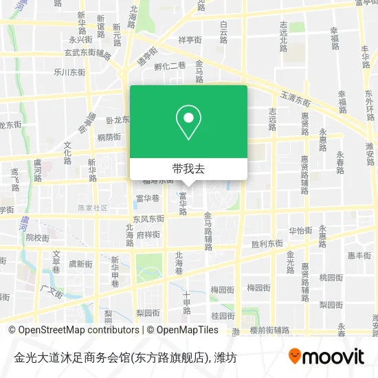 金光大道沐足商务会馆(东方路旗舰店)地图
