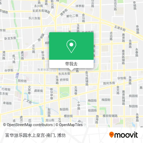 富华游乐园水上皇宫-南门地图