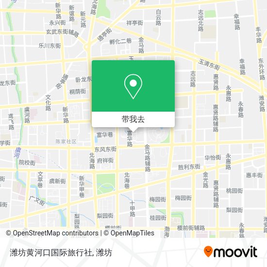 潍坊黄河口国际旅行社地图