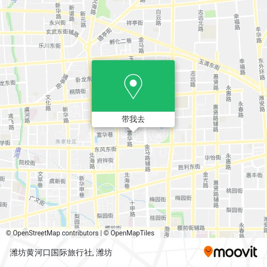 潍坊黄河口国际旅行社地图