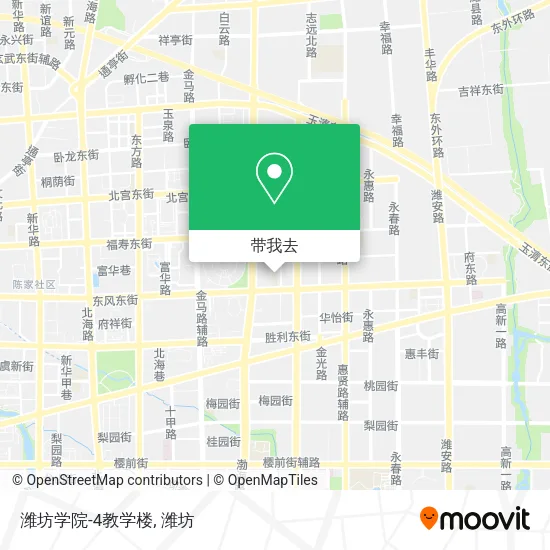 潍坊学院-4教学楼地图