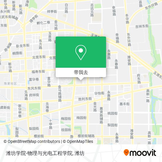 潍坊学院-物理与光电工程学院地图
