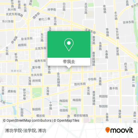 潍坊学院-法学院地图