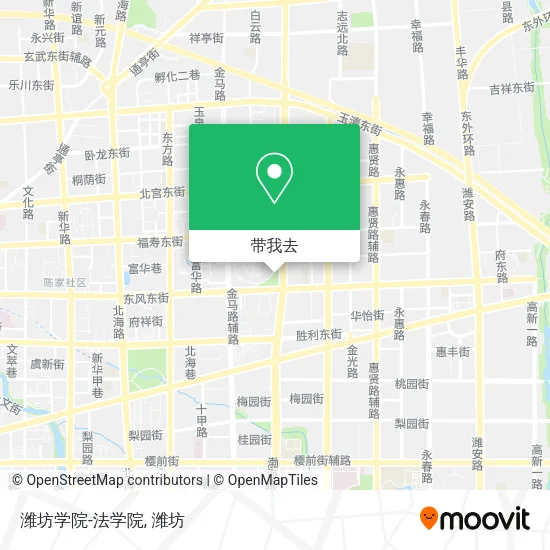 潍坊学院-法学院地图