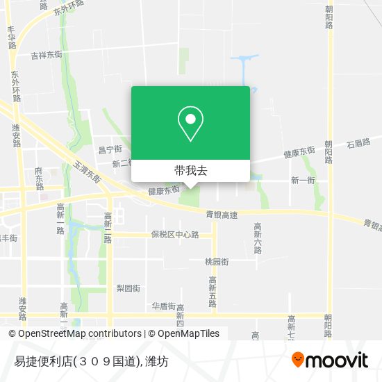 易捷便利店(３０９国道)地图