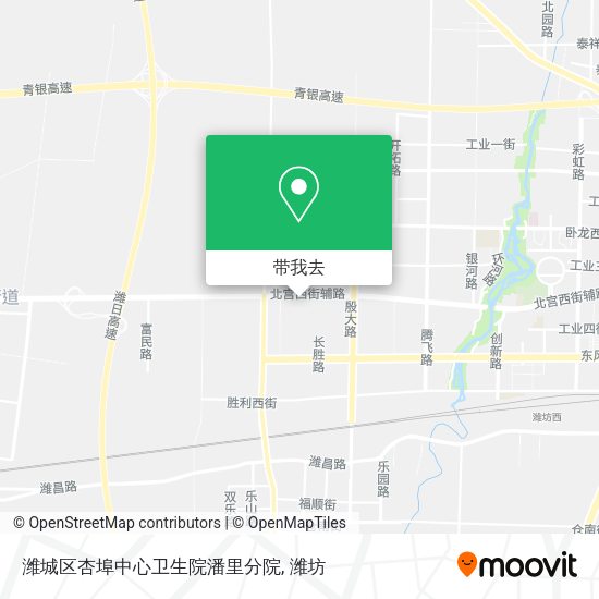 潍城区杏埠中心卫生院潘里分院地图