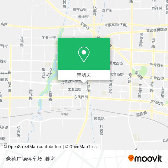 豪德广场停车场地图