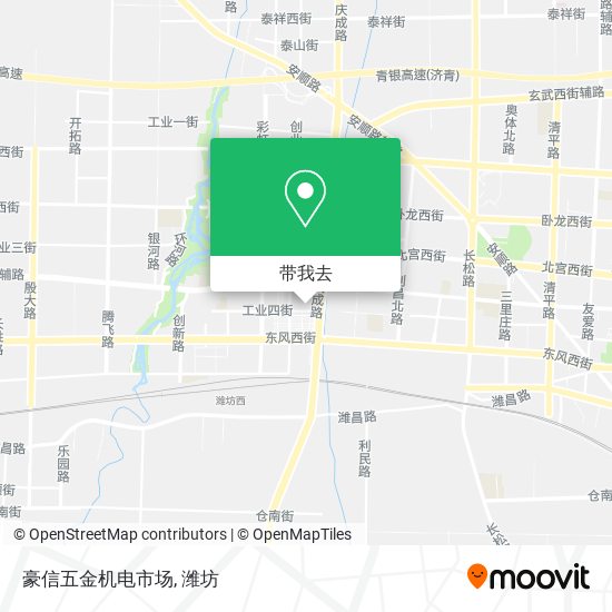 豪信五金机电市场地图