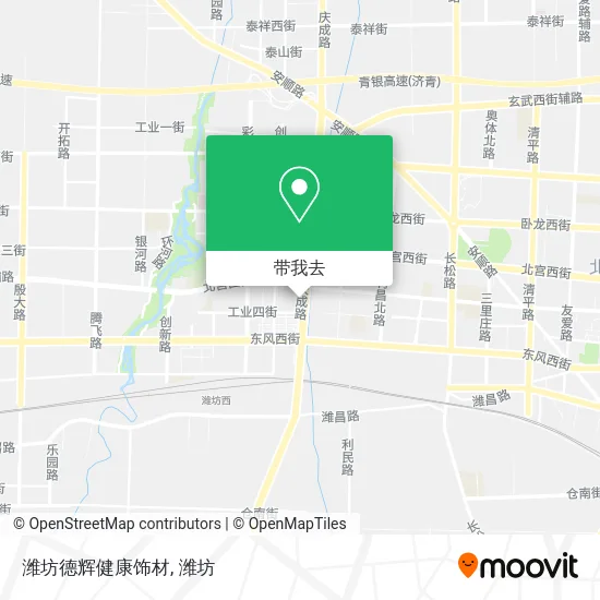 潍坊德辉健康饰材地图