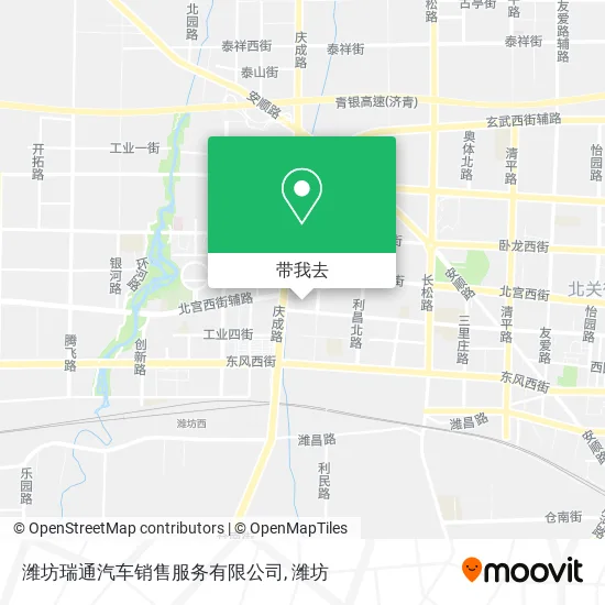 潍坊瑞通汽车销售服务有限公司地图