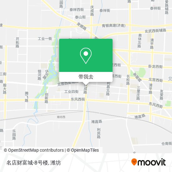 名店财富城-8号楼地图
