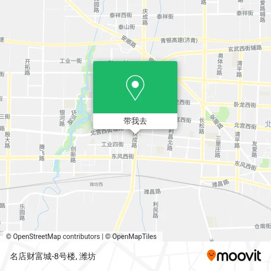 名店财富城-8号楼地图