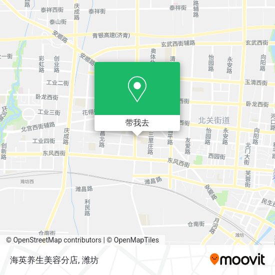 海英养生美容分店地图