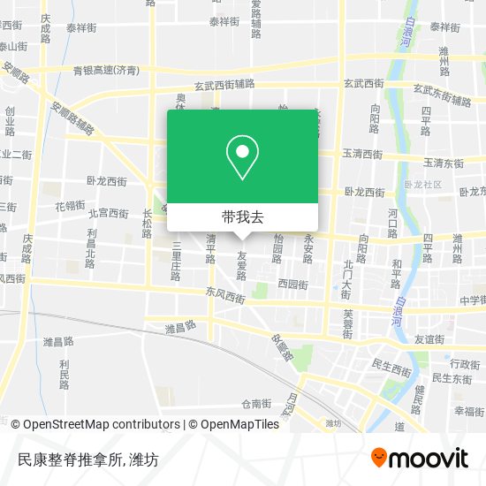 民康整脊推拿所地图