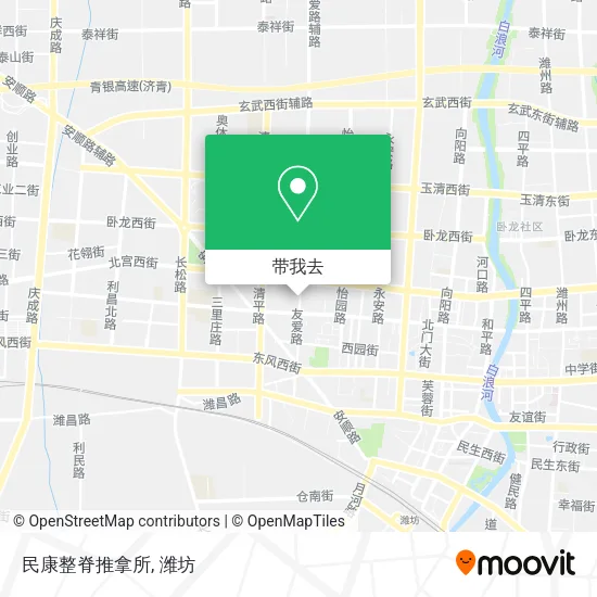 民康整脊推拿所地图