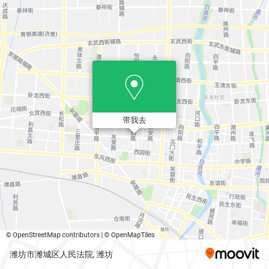 潍坊市潍城区人民法院地图