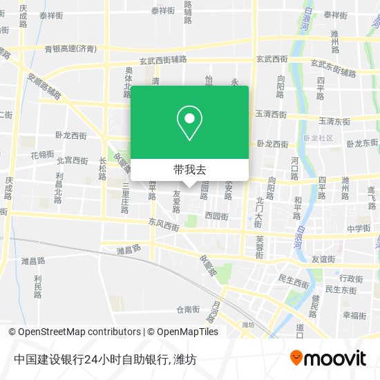 中国建设银行24小时自助银行地图