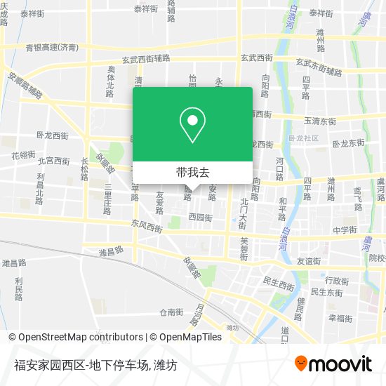 福安家园西区-地下停车场地图