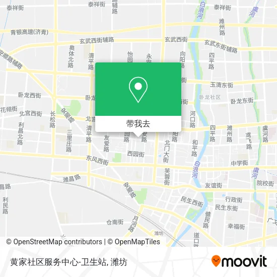 黄家社区服务中心-卫生站地图