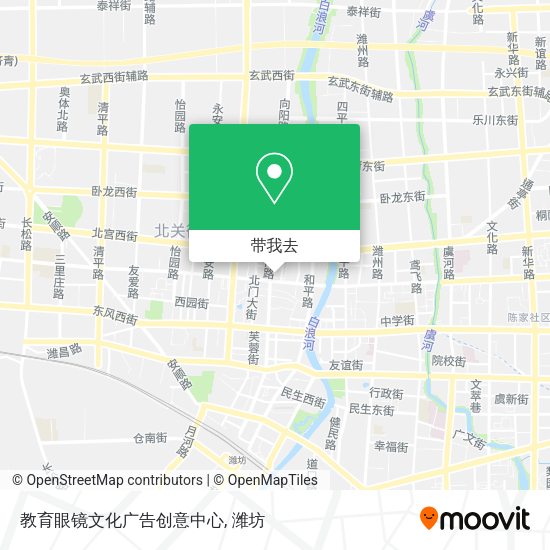 教育眼镜文化广告创意中心地图