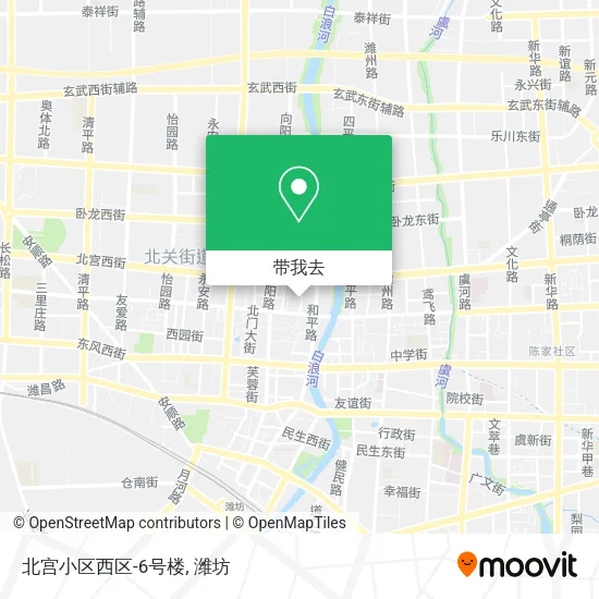 北宫小区西区-6号楼地图