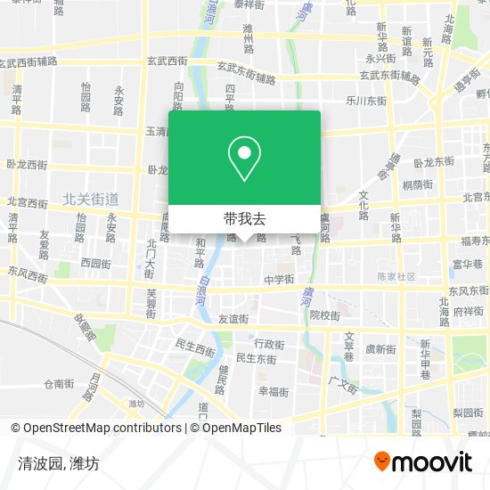 清波园地图