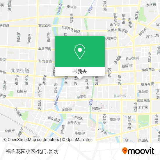 福临花园小区-北门地图