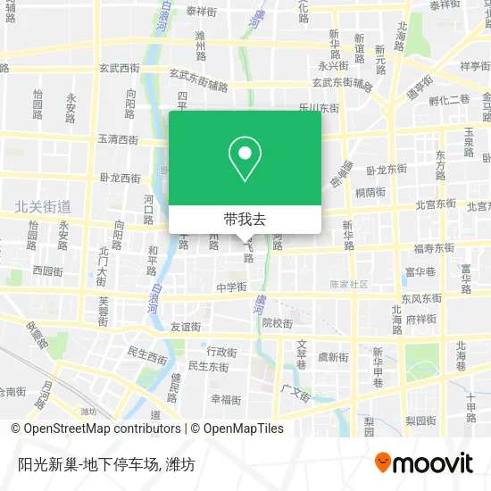 阳光新巢-地下停车场地图