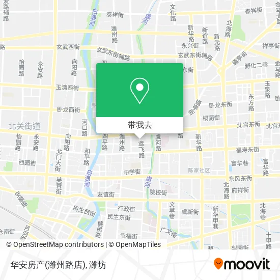 华安房产(潍州路店)地图