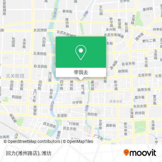 回力(潍州路店)地图
