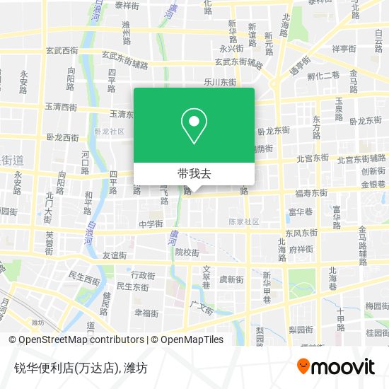 锐华便利店(万达店)地图
