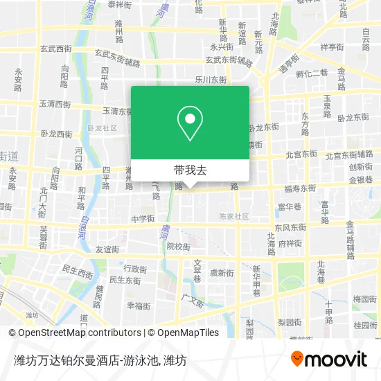 潍坊万达铂尔曼酒店-游泳池地图