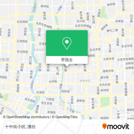 十中街小区地图