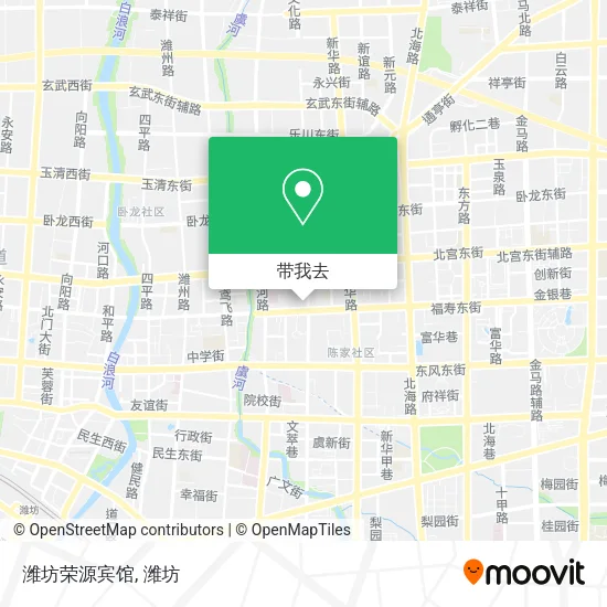潍坊荣源宾馆地图