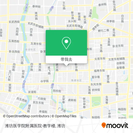潍坊医学院附属医院-教学楼地图
