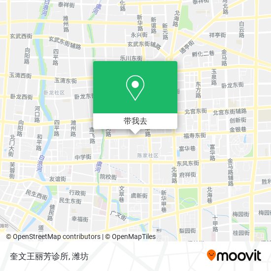 奎文王丽芳诊所地图
