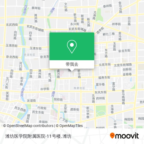 潍坊医学院附属医院-11号楼地图