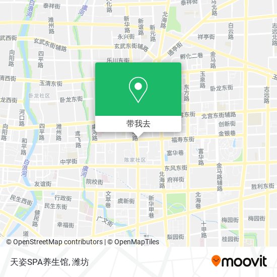 天姿SPA养生馆地图