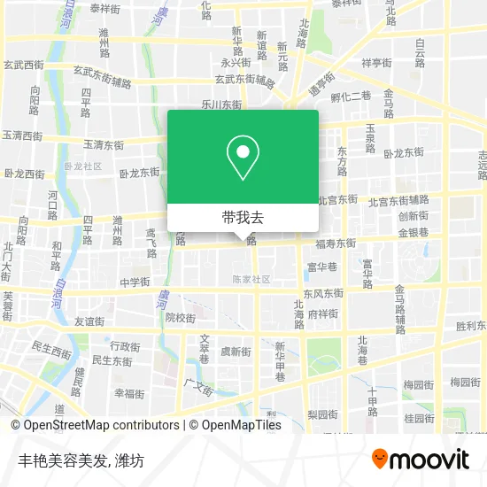 丰艳美容美发地图