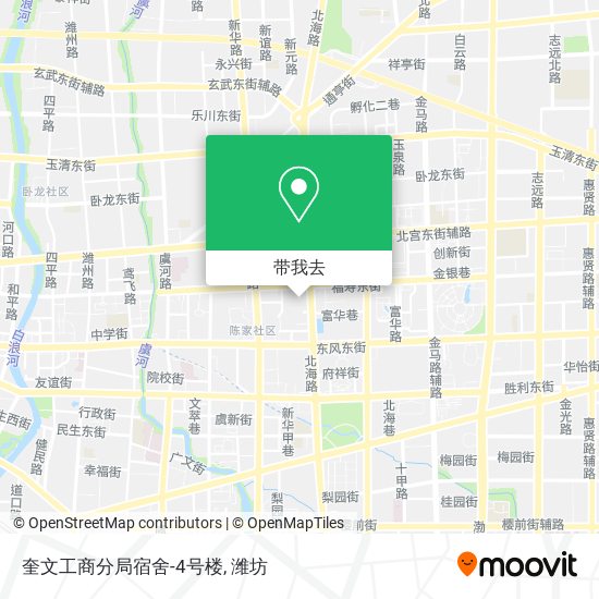 奎文工商分局宿舍-4号楼地图