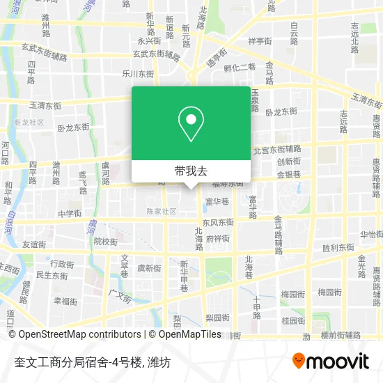 奎文工商分局宿舍-4号楼地图