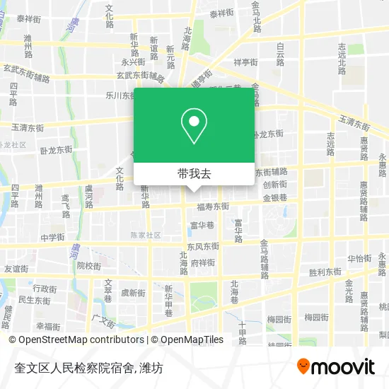 奎文区人民检察院宿舍地图