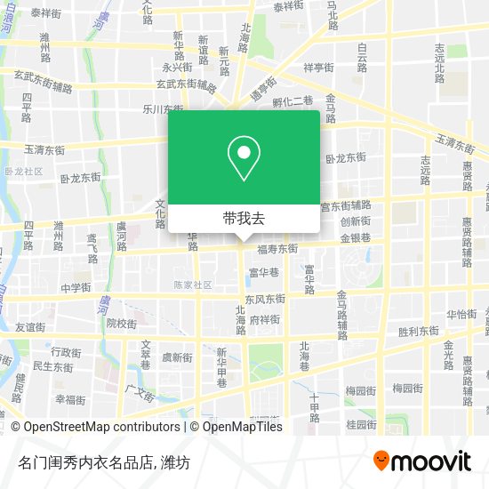名门闺秀内衣名品店地图