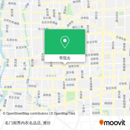 名门闺秀内衣名品店地图