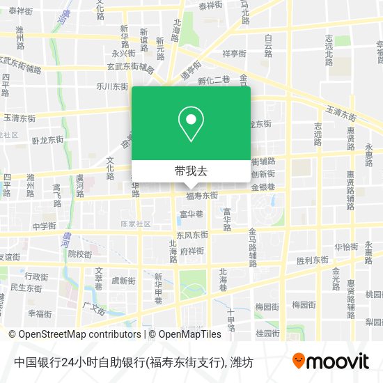 中国银行24小时自助银行(福寿东街支行)地图