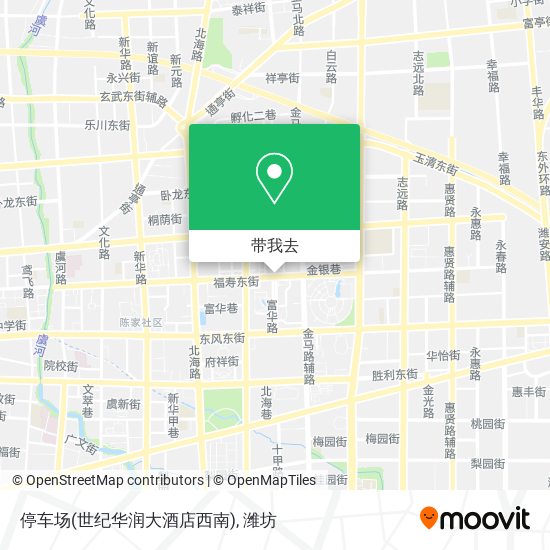 停车场(世纪华润大酒店西南)地图