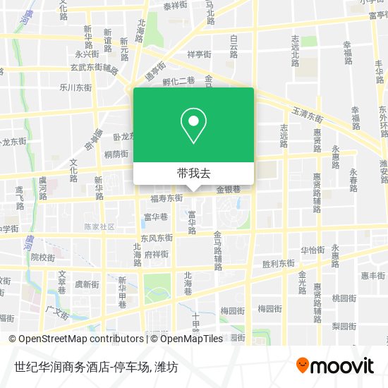 世纪华润商务酒店-停车场地图