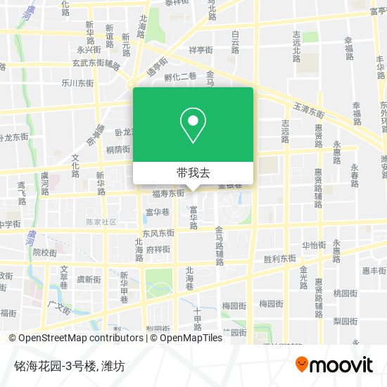 铭海花园-3号楼地图