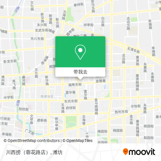 川西捞（蓉花路店）地图